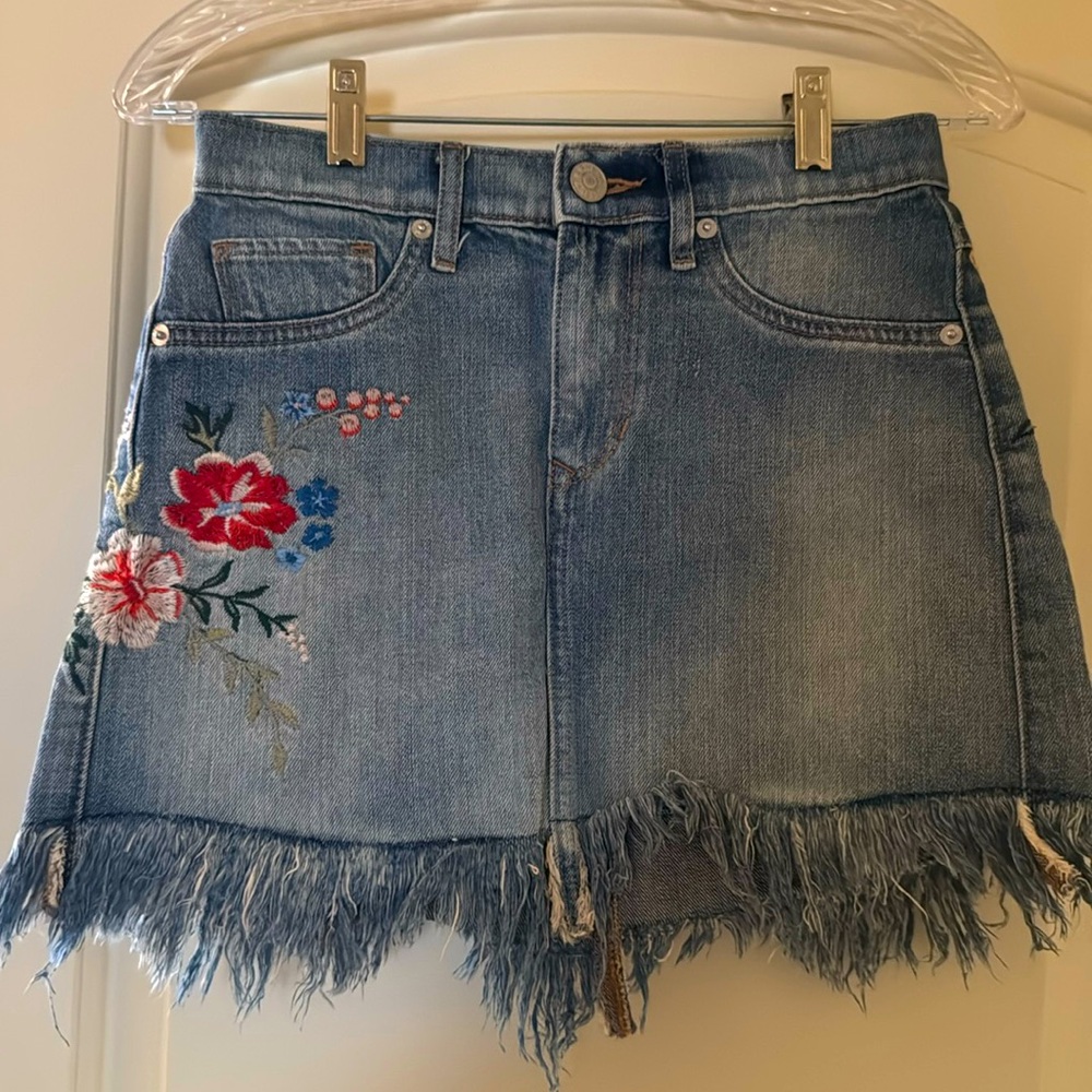 Express Jean Mini Skirt